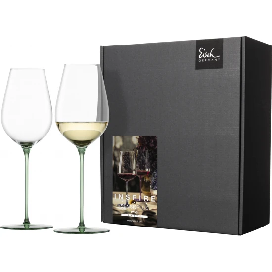 Eisch INSPIRE SENSISPLUS 2 db univerzális borospohár zöld refreshing & light 4dl 242 mm