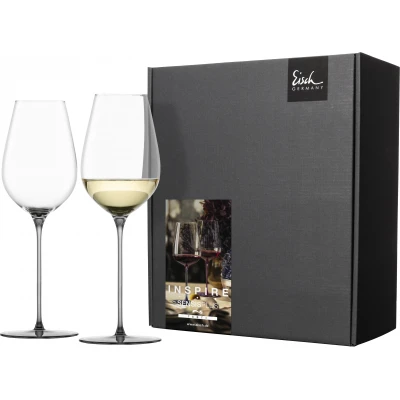 Eisch INSPIRE SENSISPLUS 2 db univerzális borospohár szürke refreshing & light 4dl 242 mm