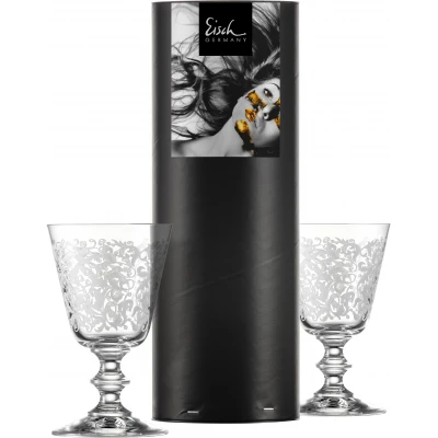 Eisch VINCENNES fehérboros pohár 2 db díszhengerben 2,1dl 136 mm