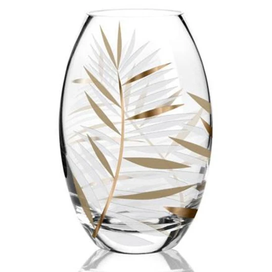 Lea váza üveg  30 cm