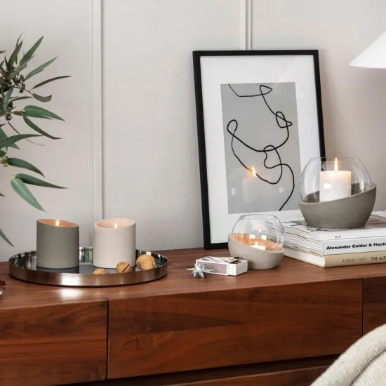 NewMoon Home illatos gyertya bézs Energy