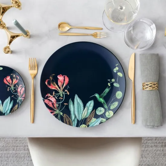 Avarua lapostányér fekete 27 cm Avarua lapostányér fekete 27 cm