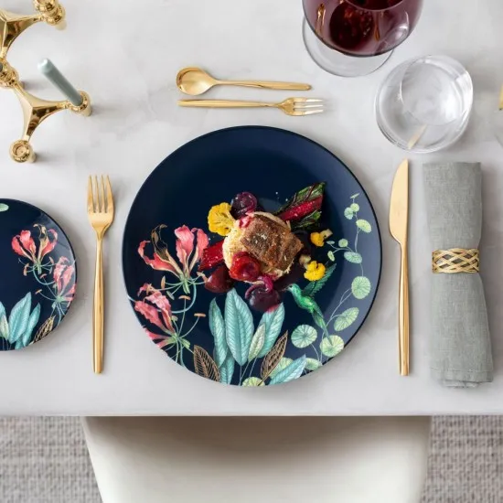 Avarua lapostányér fekete 27 cm Avarua lapostányér fekete 27 cm