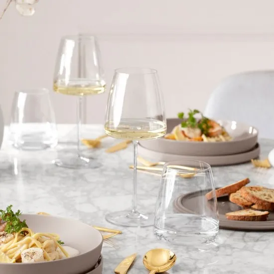 MetroChic fehérboros pohár 1,25 dl  2 db