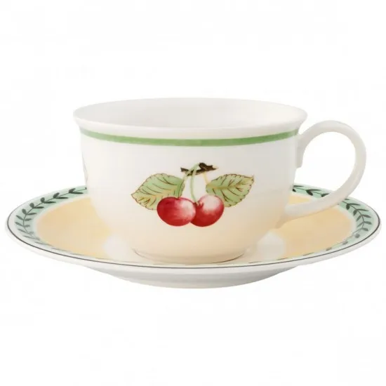 Charm & Breakfast French Garden kávéscsésze XL 5 dl + csészealj Charm & Breakfast French Garden kávéscsésze XL 5 dl + csészealj