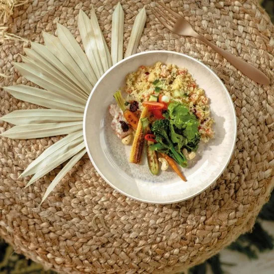 Perlemor Sand tésztás tál 22cm