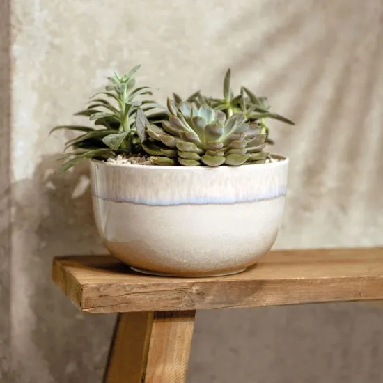 Perlemor Sand tálalótál 22,5 cm