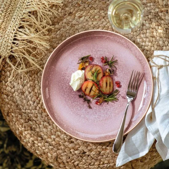 Perlemor Coral lapostányér 27 cm