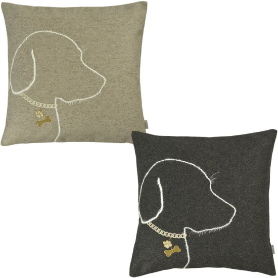 Sander Campero díszpárnahuzat 40 x 40 cm szürke