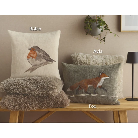 Sander Robin párnahuzat 40x40 cm szögletes kagylószínű