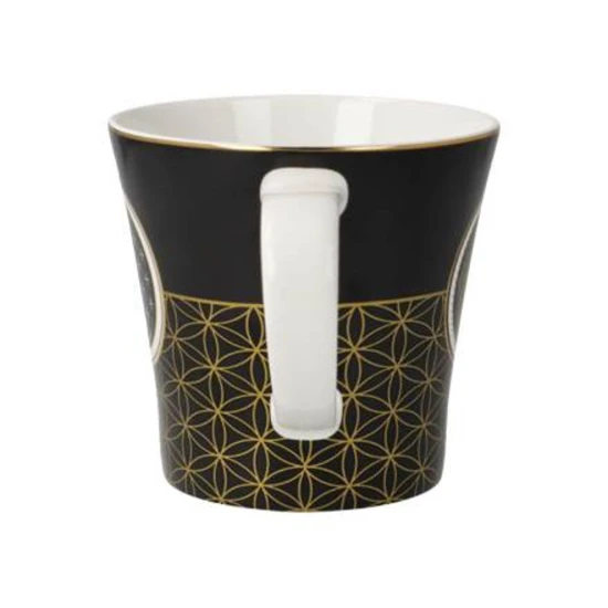 Yin Yang black kávés-teáscsésze csontporcelán 0,35l