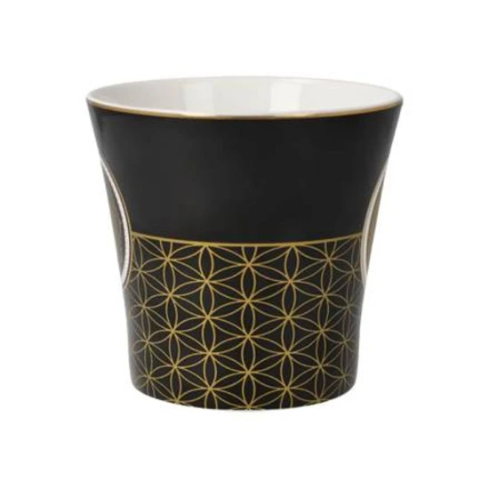 Yin Yang black kávés-teáscsésze csontporcelán 0,35l