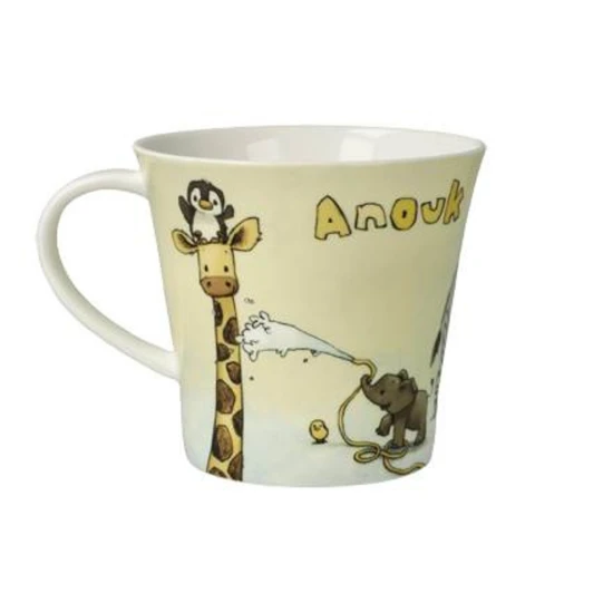 Anouk - Animal time! kávés-teáscsésze csontporcelán 0,35l