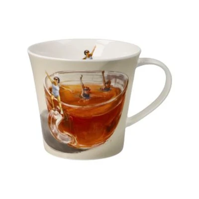 Daria Rosso Tea Gym kávés-teáscsésze csontporcelán 0,35l