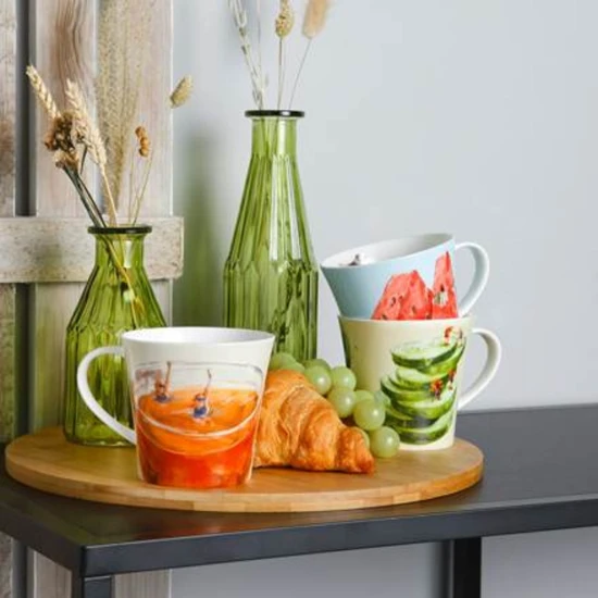 Daria Rosso Tea Gym kávés-teáscsésze csontporcelán 0,35l