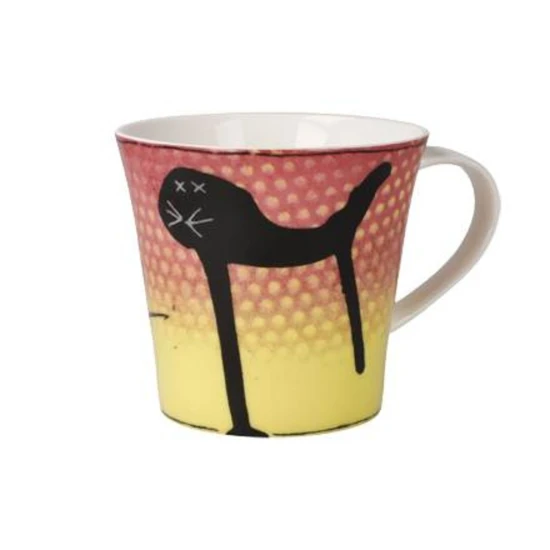 Frank Hummel Scheisskatze kávés-teáscsésze csontporcelán 0,35l