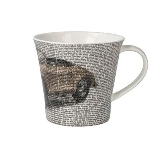 Saxa - Porsche 356 Orange kávés-teáscsésze csontporcelán 0,35l