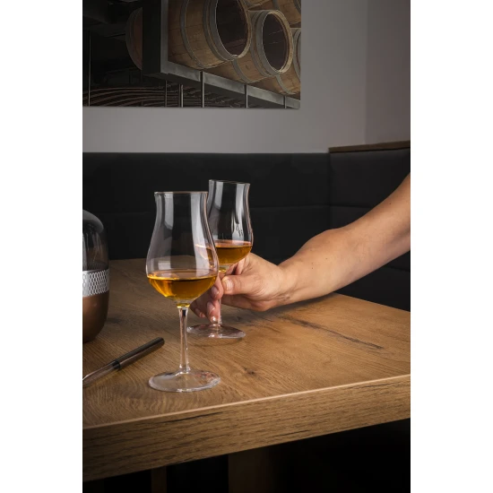 Eisch JEUNESSE Malt whisky pohár készlet díszhengerben 1,6dl 160 mm