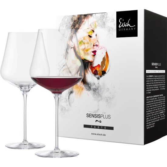 Eisch SKY SENSISPLUS 2 db Burgundy pohár díszdobozban 7,1dl 247 mm