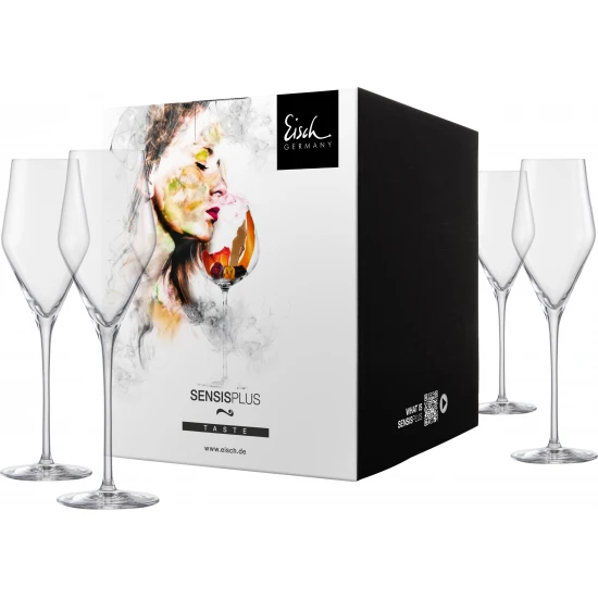 Eisch SKY SENSISPLUS 4 db pezsgőspohár díszdobozban 2,6dl 246 mm
