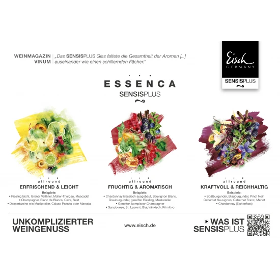 Eisch ESSENCA SENSISPLUS 2 db pohár powerful & rich díszdobozban