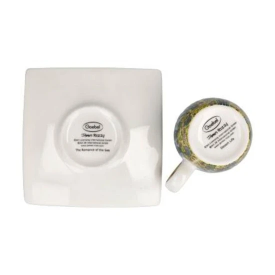 James Rizzi Desert Life csésze + alj csontporcelán 0,1l