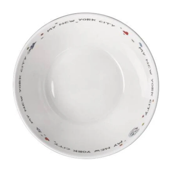 James Rizzi My New York City Night tál csontporcelán