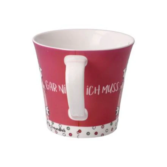 Freundlieb - Ich muss gar nix kávés-teáscsésze csontporcelán 0,35l