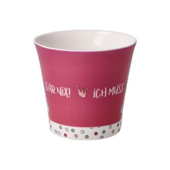 Freundlieb - Ich muss gar nix kávés-teáscsésze csontporcelán 0,35l