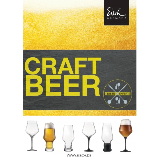Eisch CRAFT BEER EXPERTS 2 db Craft söröspohár díszhengerben 4,5dl 176 mm