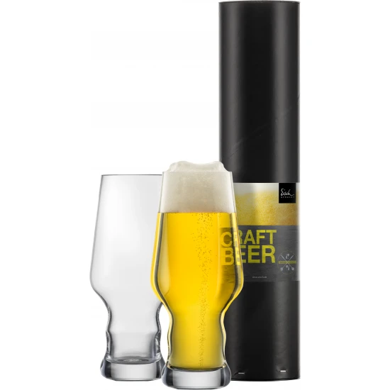 Eisch CRAFT BEER EXPERTS 2 db Craft söröspohár díszhengerben 4,5dl 176 mm