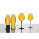 Eisch CRAFT BEER EXPERTS 2 db Craft söröspohár fekete díszhengerben 4,5dl 176 mm
