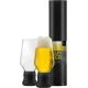 Eisch CRAFT BEER EXPERTS 2 db Craft söröspohár fekete díszhengerben 4,5dl 176 mm