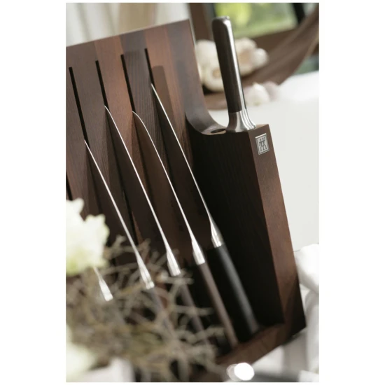 ZWILLING  | késblokk üres 5 késnek hamu | barna