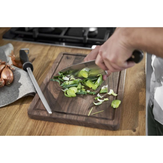 ZWILLING  | késélező műanyag nyéllel fekete26 cm | fekete | krómozott