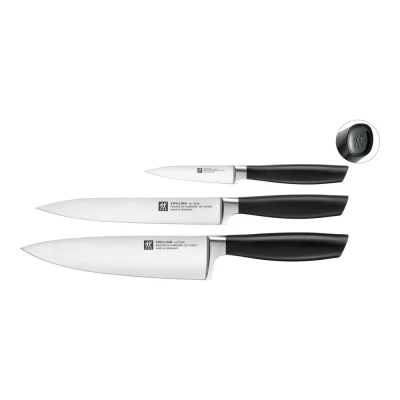 ZWILLING ALL * STAR Késkészlet 3 darabos | fekete | ezüst