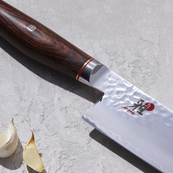 MIYABI 6000 MCT | Santoku kés 18 cm | barna