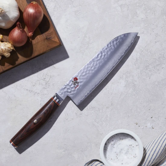 MIYABI 6000 MCT | Santoku kés 18 cm | barna