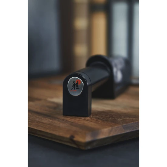 MIYABI  | késélező kerámia discs 21 cm | fekete | kerámia