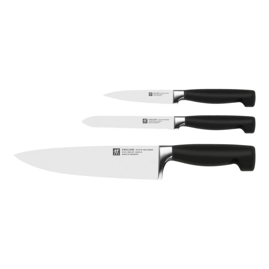 ZWILLING FOUR STAR | késkészlet 3 darabos | színtelen
