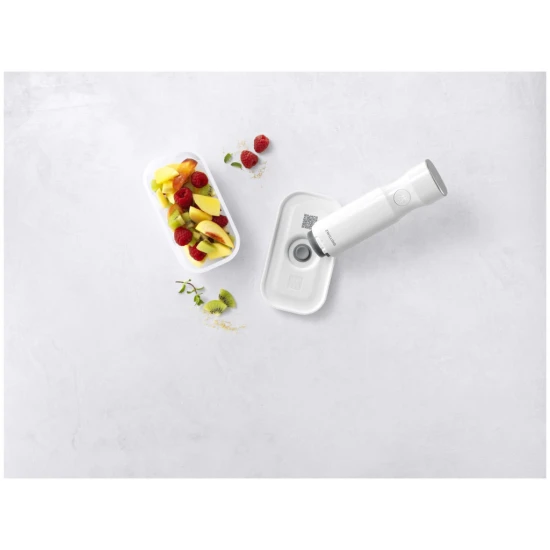 ZWILLING Fresh & Save | vákuumos ételtároló doboz S | műanyag | átlátszó-szürke