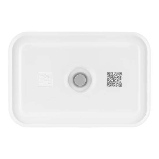 ZWILLING Fresh & Save | vákuumos ételtároló doboz L lapos | műanyag | átlátszó-szürke