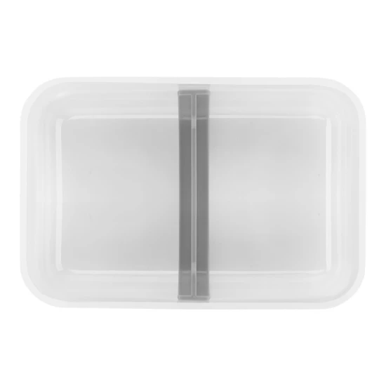 ZWILLING Fresh & Save | vákuumos ételtároló doboz L lapos | műanyag | átlátszó-szürke
