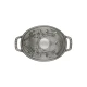 Staub La Cocotte | Cocotte öntöttvas főzőedény malac fedő 17 cm | grafitszürke | ovális | öntöttvas