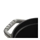 Staub La Cocotte | Cocotte öntöttvas főzőedény malac fedő 17 cm | grafitszürke | ovális | öntöttvas