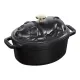 Staub öntöttvas edény | fekete | malac forma | 17 cm | 1l Staub öntöttvas edény | fekete | malac forma | 17 cm | 1l