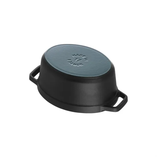Staub öntöttvas edény | fekete | malac forma | 17 cm | 1l Staub öntöttvas edény | fekete | malac forma | 17 cm | 1l