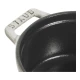 Staub La Cocotte | Mini Cocotte öntöttvas főzőedény 10 cm | fehér trüffel | kerek | öntöttvas