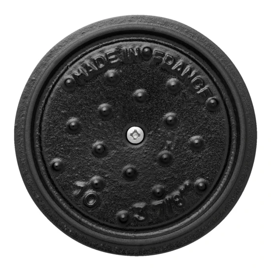 Staub La Cocotte | Mini Cocotte öntöttvas főzőedény 10 cm | fehér trüffel | kerek | öntöttvas