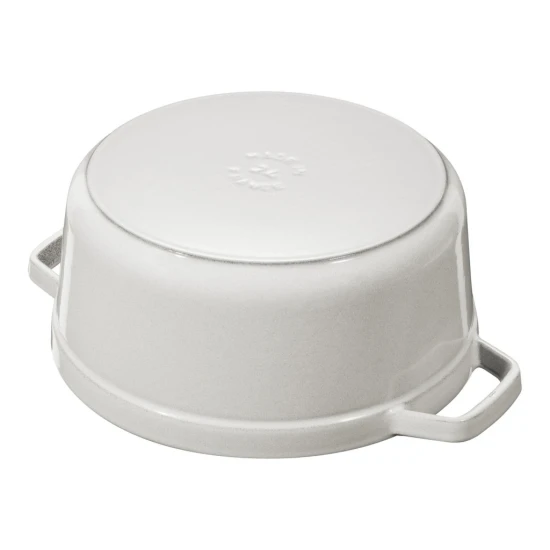 Staub La Cocotte | Cocotte öntöttvas főzőedény 18 cm | fehér trüffel | kerek | öntöttvas